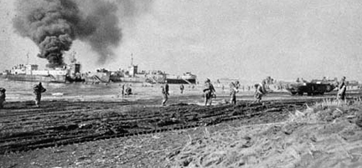 Operation Shingle - US troops landing in Anzio