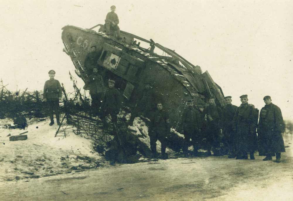 British tank, Cambrai 1917 British tank, Cambrai 1917
