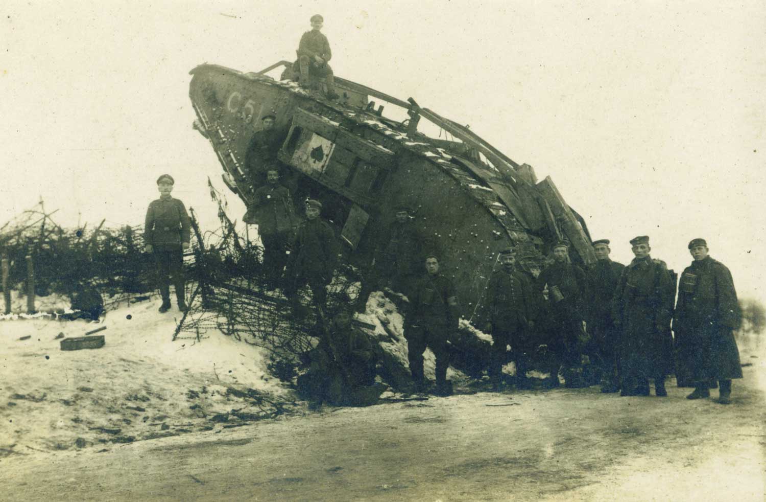 British tank at Cambrai