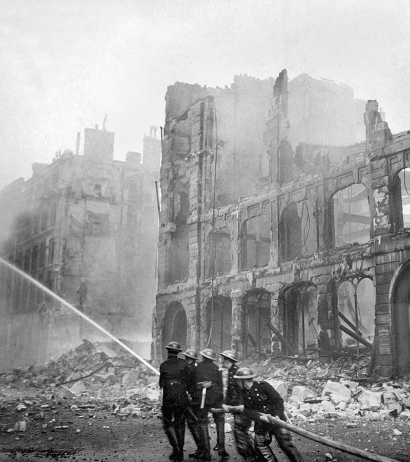 Fire fighting during WW2 Fire fighting during WW2
